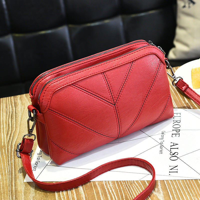 Women's Small Square PU Shoulder Bag