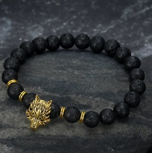 Elegant Volcanic Alloy Bracelet – Timeless Simplicity